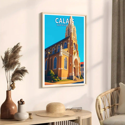 Affiche - Calais - Église du Sacré-Coeur