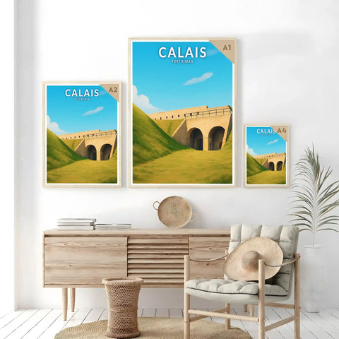 Affiche - Calais - Fort Risban