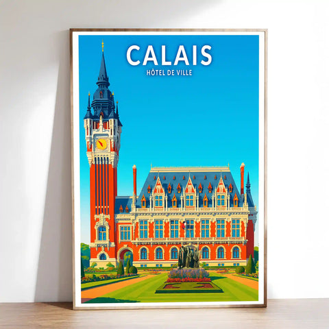 Affiche - Calais - Hôtel de Ville