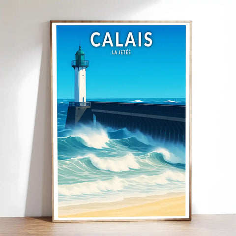 Affiche - Calais - La Jetée