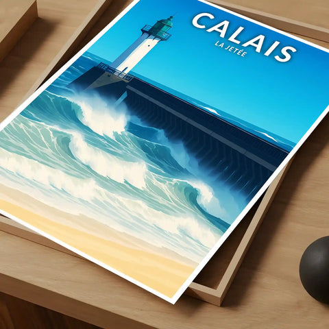Affiche - Calais - La Jetée