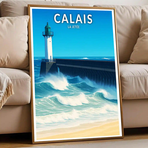 Affiche - Calais - La Jetée