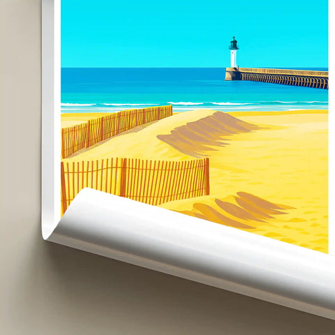 Affiche - Calais - La Plage