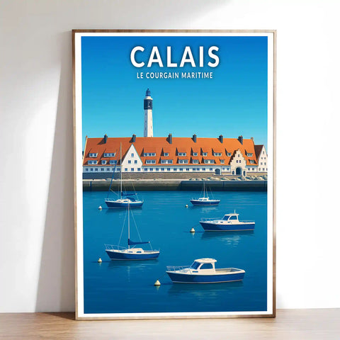 Affiche - Calais - Le Courgain Maritime