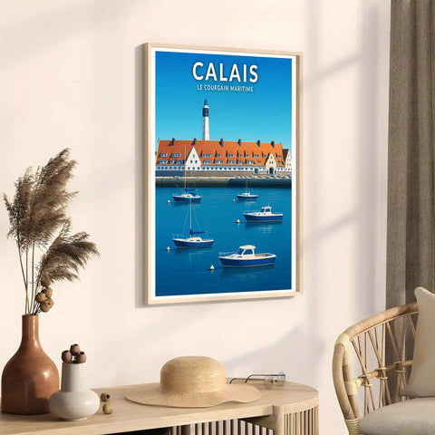 Affiche - Calais - Le Courgain Maritime