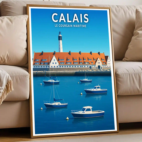 Affiche - Calais - Le Courgain Maritime