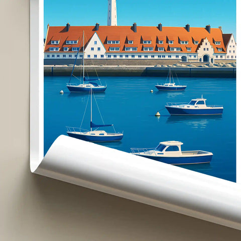Affiche - Calais - Le Courgain Maritime
