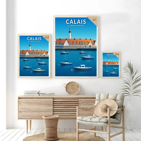 Affiche - Calais - Le Courgain Maritime