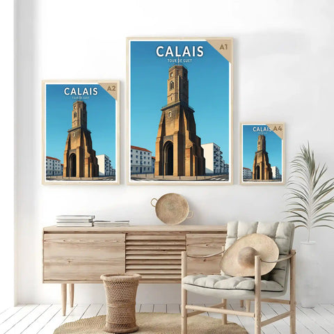 Affiche - Calais - Tour du Guet