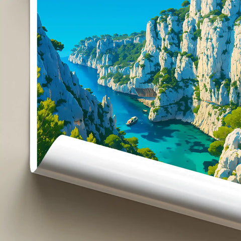 Affiche - Calanques de Marseille
