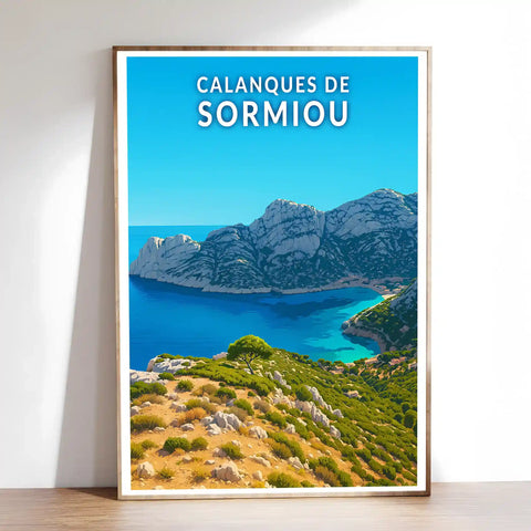 Affiche - Calanques de Sormiou