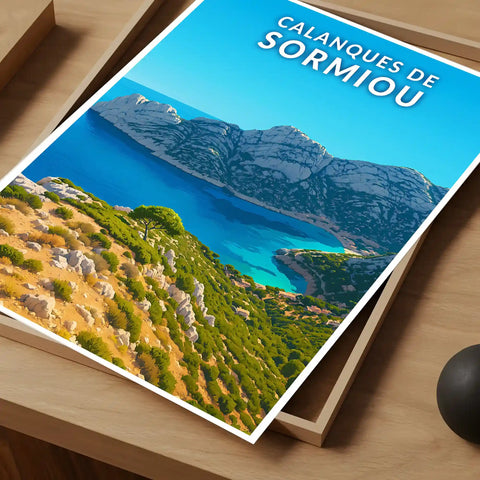Affiche - Calanques de Sormiou