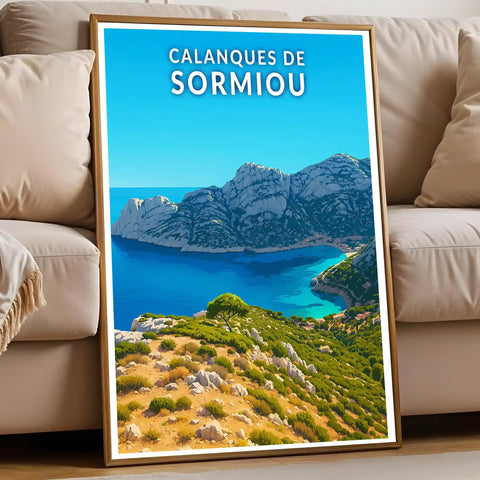 Affiche - Calanques de Sormiou