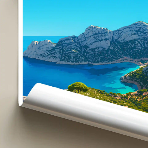 Affiche - Calanques de Sormiou