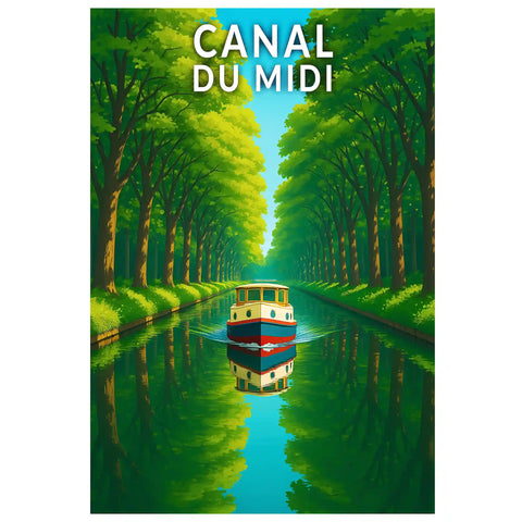 Affiche - Canal du Midi