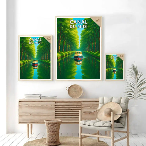 Affiche - Canal du Midi