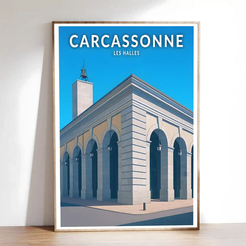 Affiche - Carcassonne - Les Halles