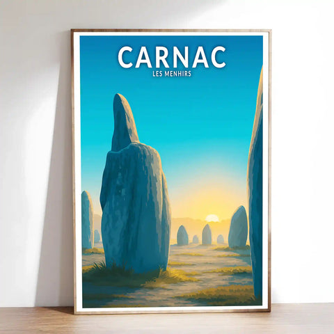 Affiche - Carnac - Les Menhirs