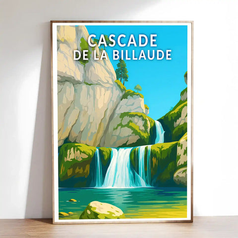 Affiche - Cascade de la Billaude