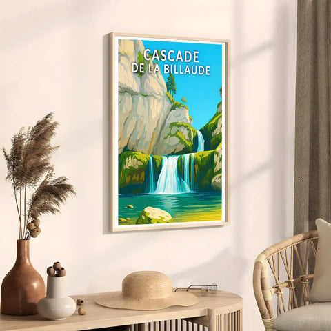 Affiche - Cascade de la Billaude