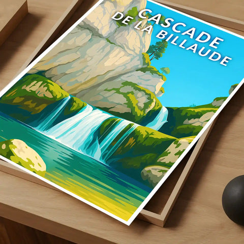 Affiche - Cascade de la Billaude