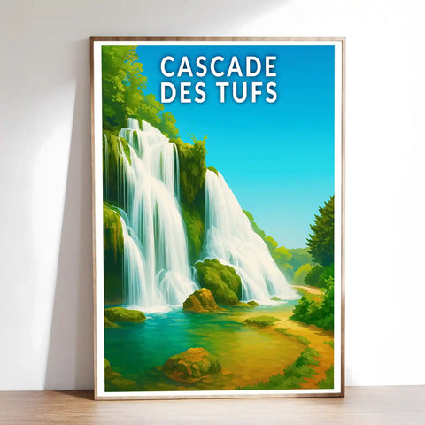 Affiche - Cascade des Tufs