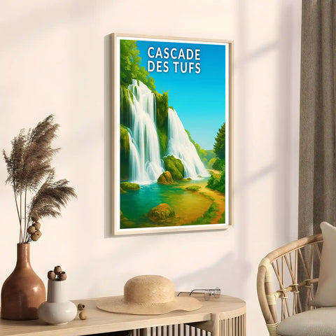Affiche - Cascade des Tufs