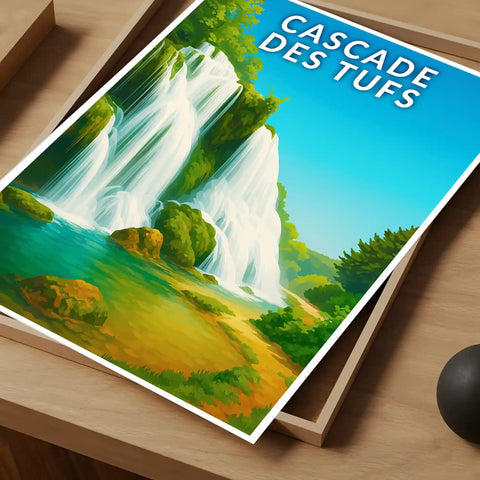Affiche - Cascade des Tufs