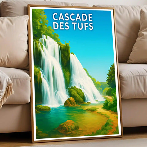 Affiche - Cascade des Tufs