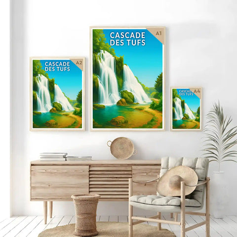 Affiche - Cascade des Tufs