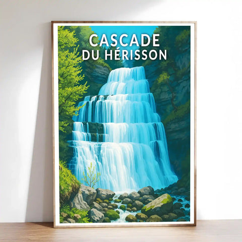 Affiche - Cascade du Hérisson