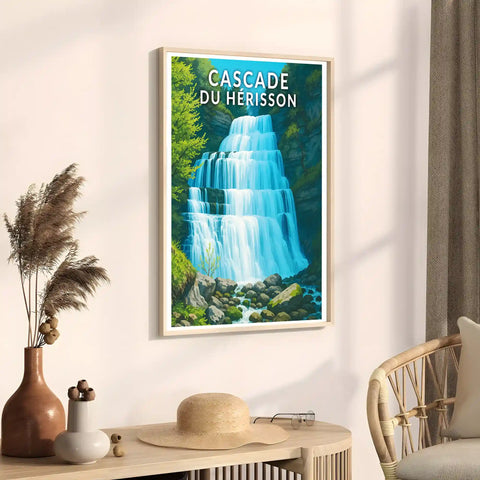 Affiche - Cascade du Hérisson