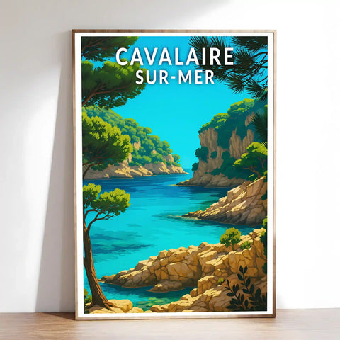 Affiche - Cavalaire-sur-Mer