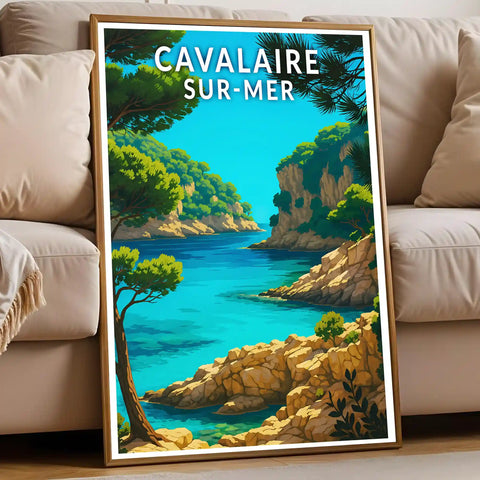 Affiche - Cavalaire-sur-Mer