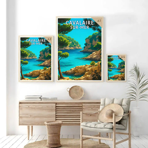 Affiche - Cavalaire-sur-Mer