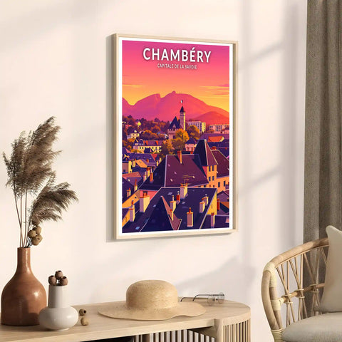 Affiche - Chambéry - Capitale de la Savoie