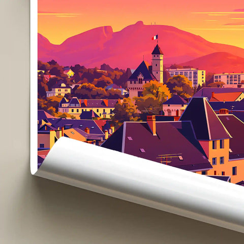 Affiche - Chambéry - Capitale de la Savoie