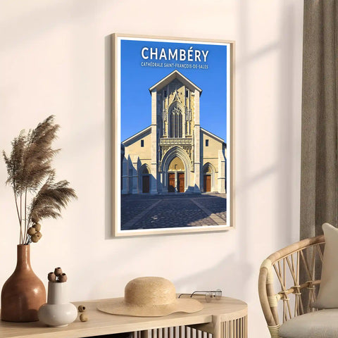 Affiche - Chambéry - Cathédrale Saint-François-de-Sales