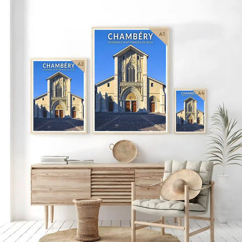 Affiche - Chambéry - Cathédrale Saint-François-de-Sales