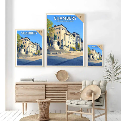 Affiche - Chambéry - Château des Ducs de Savoie