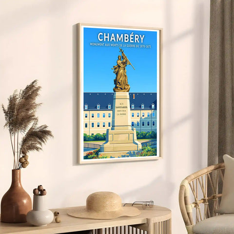 Affiche - Chambéry - Monument aux Morts de la Guerre de 1870-1871