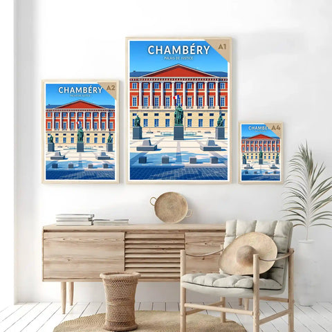 Affiche - Chambéry - Palais de Justice