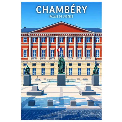 Affiche - Chambéry - Palais de Justice