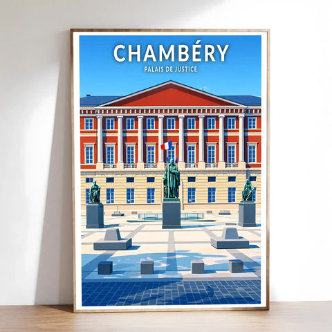 Affiche - Chambéry - Palais de Justice