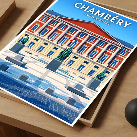 Affiche - Chambéry - Palais de Justice