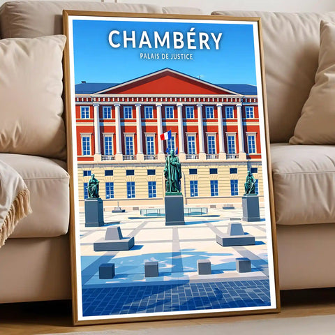 Affiche - Chambéry - Palais de Justice