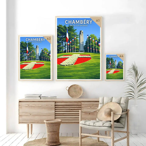 Affiche - Chambéry - Parc du Clos Savoiroux