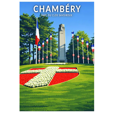 Affiche - Chambéry - Parc du Clos Savoiroux
