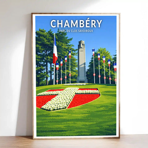 Affiche - Chambéry - Parc du Clos Savoiroux