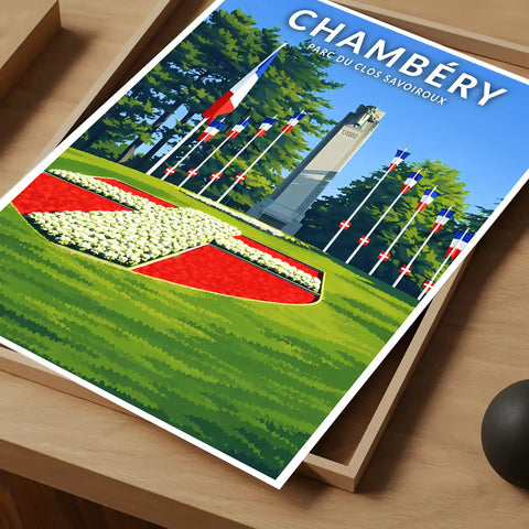 Affiche - Chambéry - Parc du Clos Savoiroux